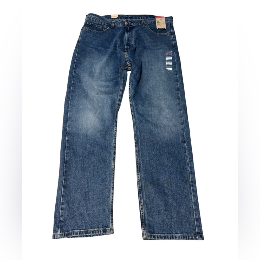 Levi's 505 Regular Straight Jeans with Classic Wash 38 X 32